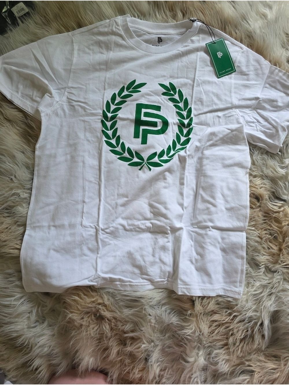 Men's Flint Park Original Logo T in White - Picture 4 of 5